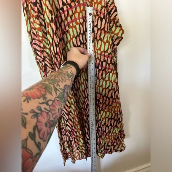 Free People FP One Sahara Jumpsuit Hand Printed Size Small - Picture 6 of 15